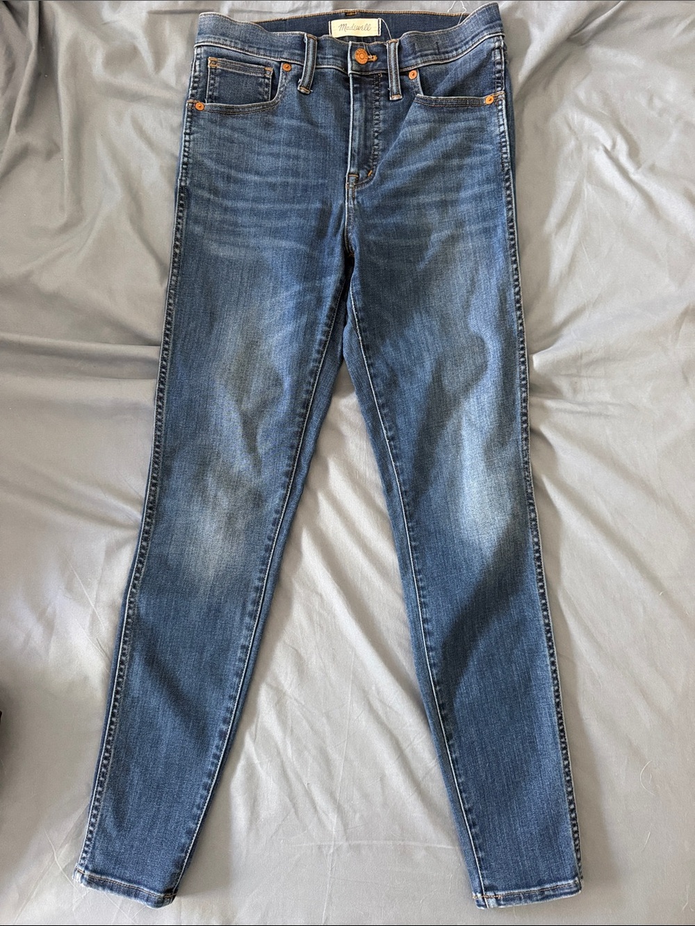 Madewell 10in High Rise Skinny Jeans - Medium wash